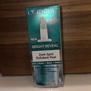 NEW L'Oreal Paris Bright Reveal Dark Spot Exfoliant Peel